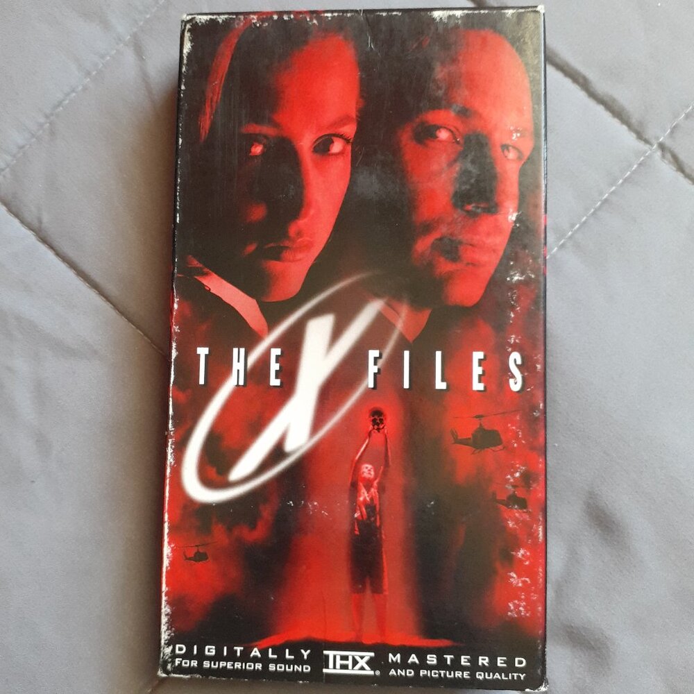 The X-Files Movie VHS 1998 THX Hollywood Video Rental Horror Scifi X Files